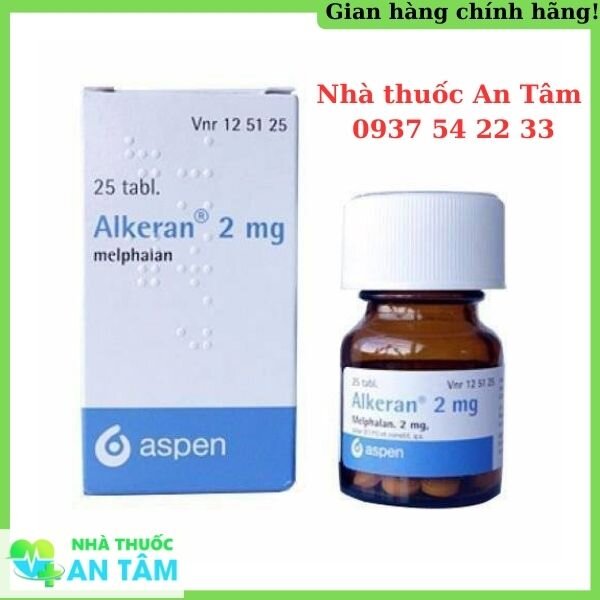Hình thuốc Alkeran 2mg điều trị ung thư máu, buồng trứng (2)
