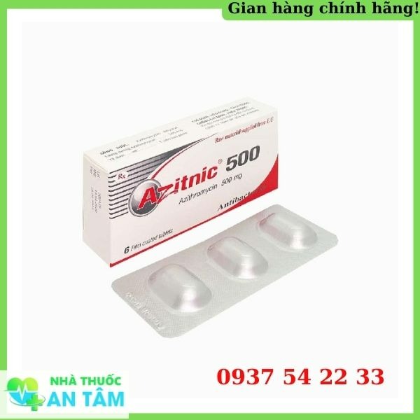 Thuốc Azitnic 500mg – hỗ trợ điều trị nhiễm trùng đường hô hấp 2 Thuốc Azitnic 500mg – hỗ trợ điều trị nhiễm trùng đường hô hấp