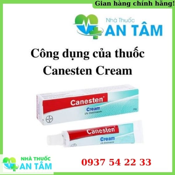 Thuốc Canesten Cream 20g điều trị nấm da hiệu quả Canesten Cream 20g là thuốc gì?
