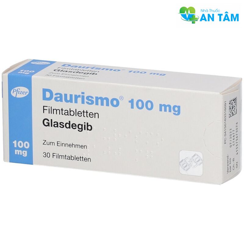 Thuốc Daurismo chuyên điều trị bệnh ung thư máu cấp tính 4 Cách sử dụng thuốc Daurismo, thuốc giá bao nhiêu?