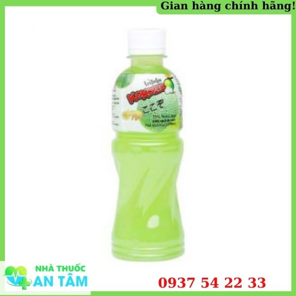 Nước ép dưa gang Kokozo có thạch dừa chai 320ml