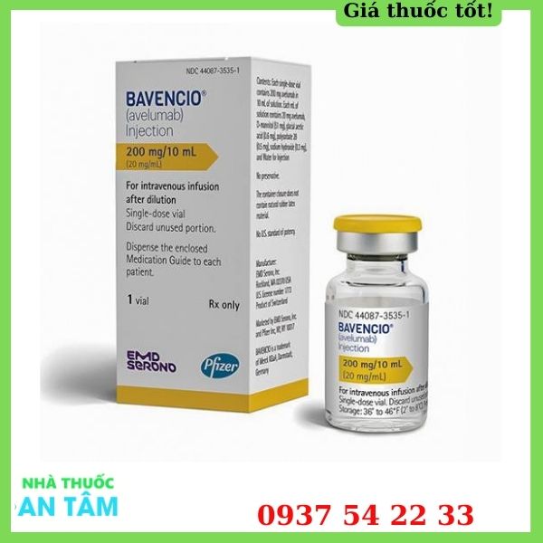 Thuốc Bavencio 200mg/10ml Avelumad điều trị ung thư giá bán 2 Thuốc Bavencio Avelumad điều trị ung thư giá bán