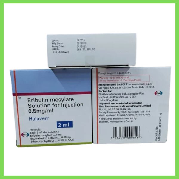 Thuốc Halaven Eribulin Mesylate điều trị ung thư vú giá bán 13 Thuốc Halaven Eribulin Mesylate