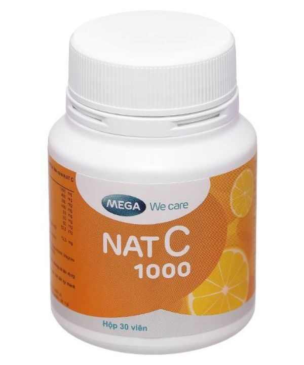 Viên uống Nat C 1000 cung cấp vitamin C cho cơ thể, tăng cường sức đề kháng (2)