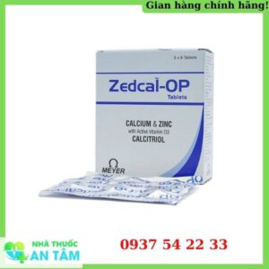 Zedcal Op - Thuốc điều trị loãng xương, thiếu Calci