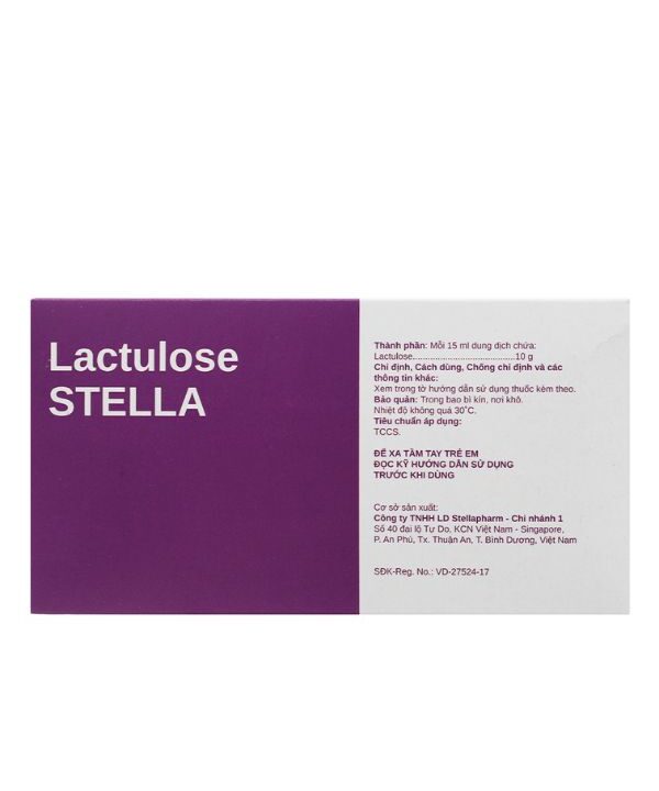 Dung dịch uống Lactulose Stella điều trị táo bón mạn tính (1)