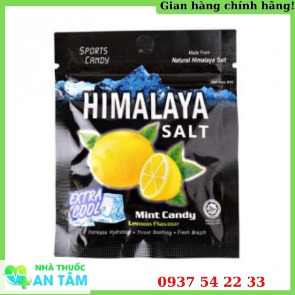 Kẹo ngậm bạc hà hương chanh muối Himalaya Salt Extra Cool (15g)