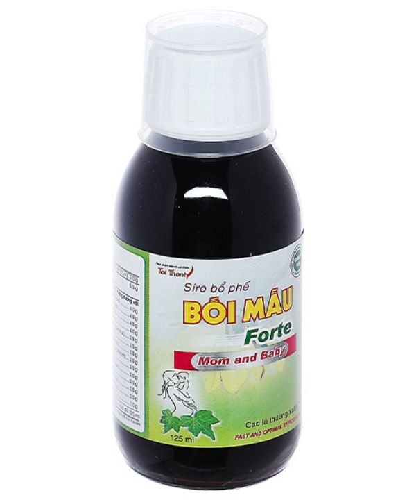 Siro bổ phế Bối Mẫu Forte Mom And Baby Tất Thành hỗ trợ bổ phổi ích phế, giảm ho (1)