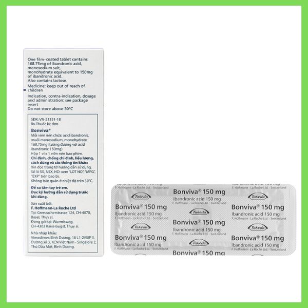 Thuốc Bonviva 150mg công dụng, cách dùng và giá bán 16 Thuốc Bonviva 150mg