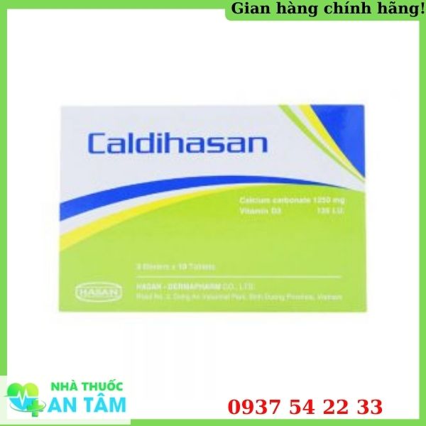 Thuốc Caldihasan Hasan phòng và trị loãng xương, còi xương