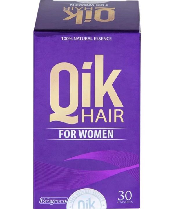 Viên uống Qik Hair For Women Ecogreen giúp giảm rụng tóc ở nữ giới, giúp tóc mọc nhanh (1)