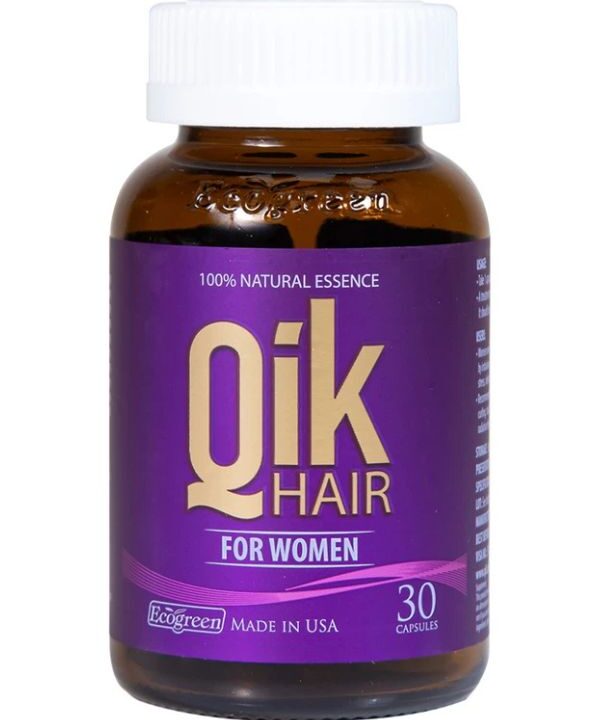 Viên uống Qik Hair For Women Ecogreen giúp giảm rụng tóc ở nữ giới, giúp tóc mọc nhanh (2)