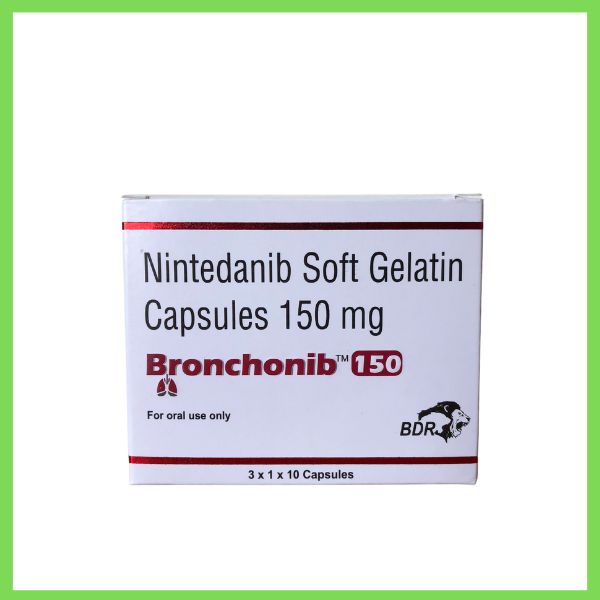 Thuốc Bronchonib điều trị xơ hóa phổi giá cạnh tranh 8 Thuốc Bronchonib 150mg
