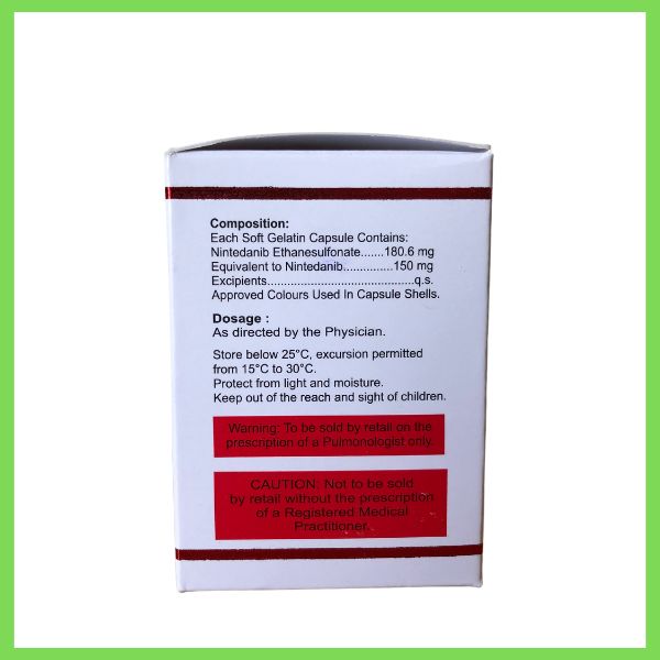 Thuốc Bronchonib điều trị xơ hóa phổi giá cạnh tranh 12 Thuốc Bronchonib 150mg