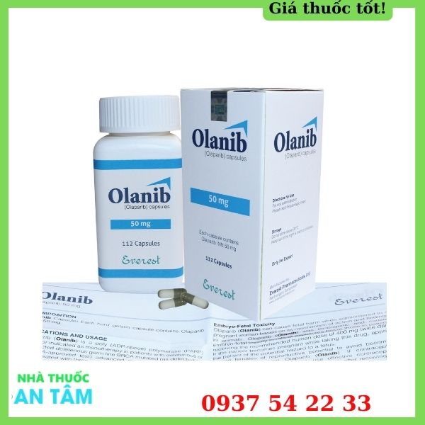 Thuốc Olanib 50mg chống ung thư buồng trứng