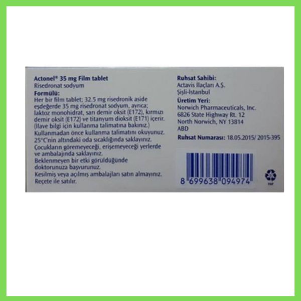 Hình thuốc Actonel 35mg chống loãng xương (4)