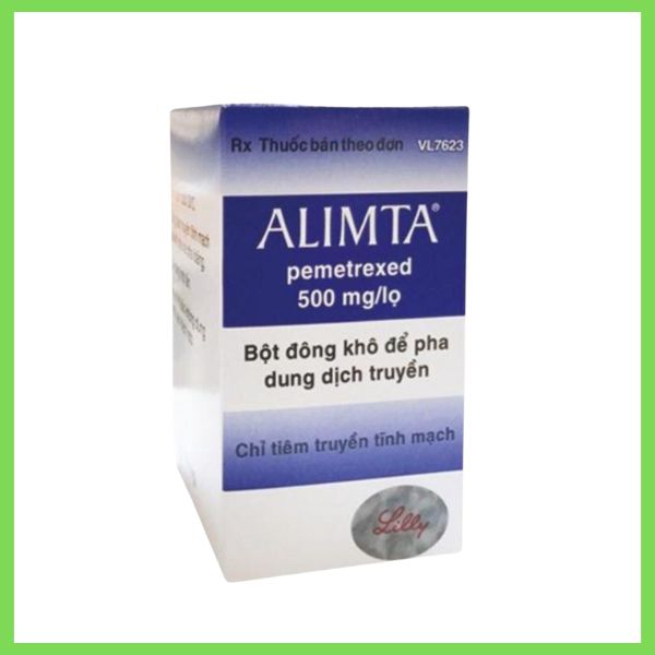 Thuốc Alimta 500mg công dụng, liều dùng và giá bán mới nhất 11 Thuốc Alimta (pemetrexed) Eli Lilly thuốc hóa trị