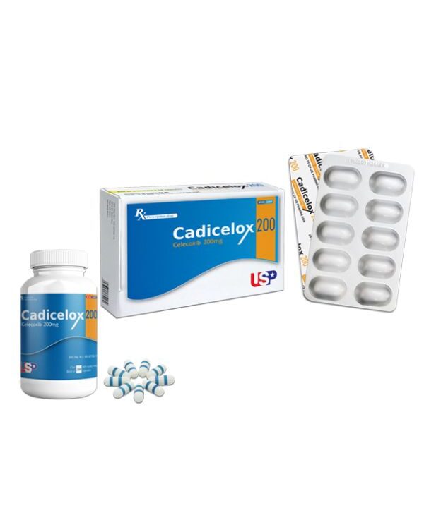 Bột pha dung dịch Cadicelox 200 điều trị viêm khớp 10 vỉ x 10 viên (5)