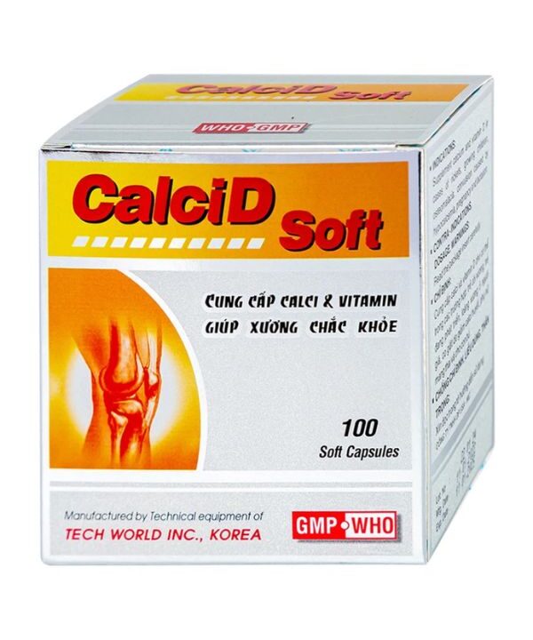 Thuốc CalciD Soft Usa - Nic Pharma cung cấp Calci và Vitamin D, giúp xương chắc khỏe (3)