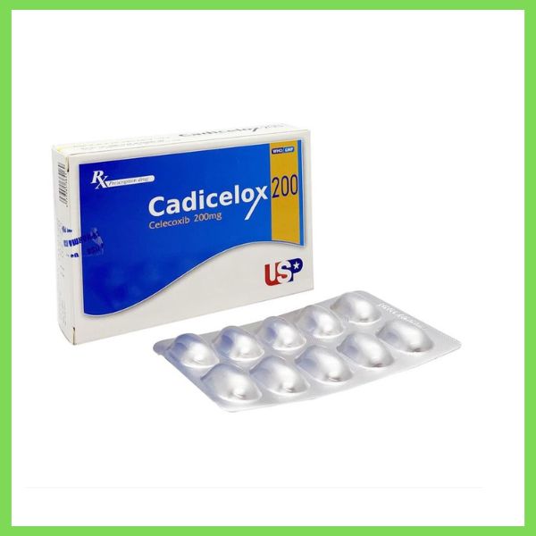Thuốc Cadicelox 200 là thuốc thuộc nhóm kháng viêm không steroid (NSAIDs)