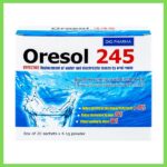 Thuốc oresol 245 bù nước, bổ sung chất điện giải (20 gói x 4.1g) Thuốc oresol 245 bù nước, bổ sung chất điện giải (20 gói x 4.1g)