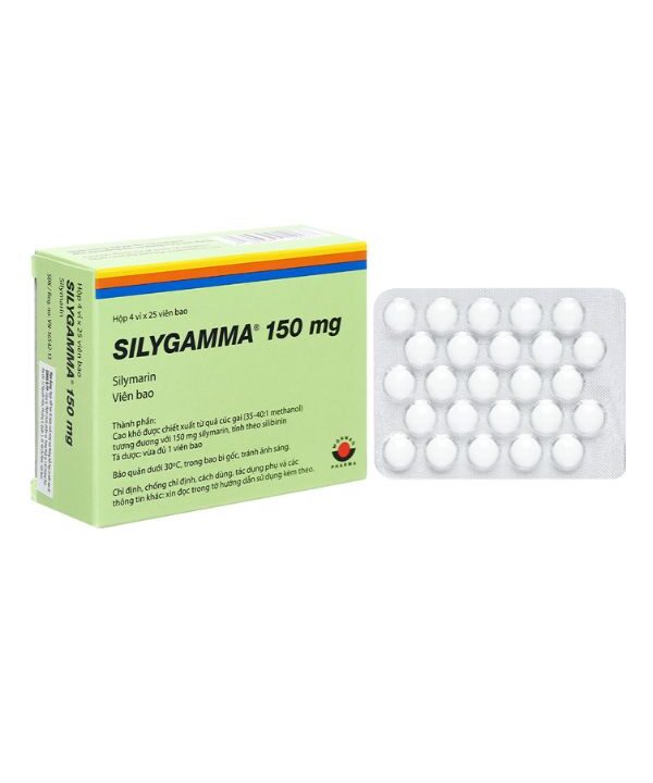 Thuốc silygamma 150 điều trị bệnh gan mãn tính (4)