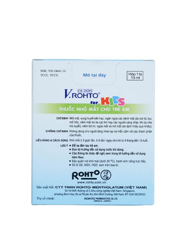 thuoc-v.-rohto-for-kids-thuoc-nho-mat-cho-tre-em-3 Dung dịch nhỏ mắt V.Rohto For Kids giảm mỏi mắt (1 chai x 13ml) (2)