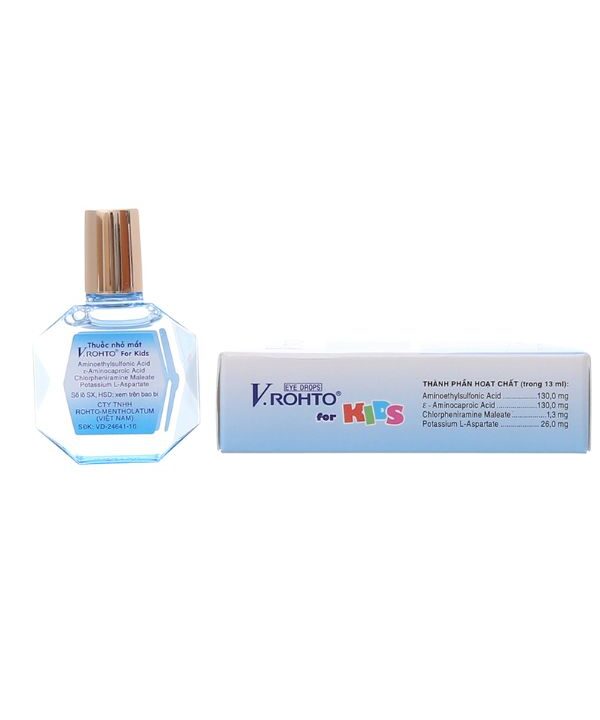 Dung dịch nhỏ mắt V.Rohto For Kids giảm mỏi mắt (1 chai x 13ml) (4)