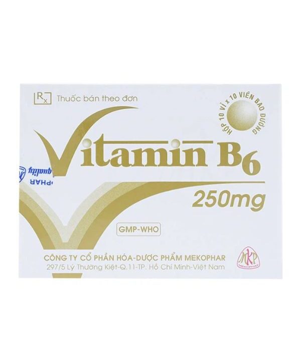 Thuốc Vitamin B6 250mg Mekophar điều trị thiếu hụt Vitamin B6 (2)