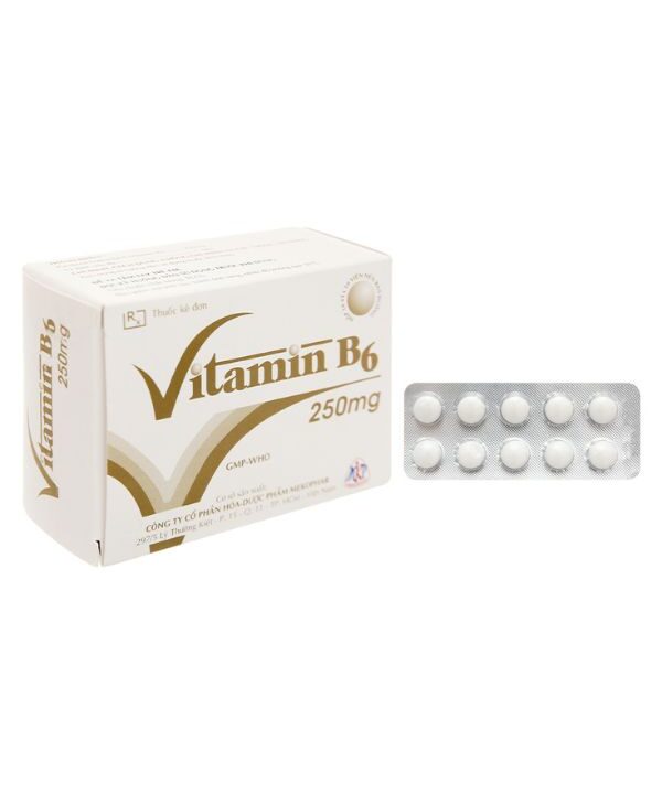 Thuốc Vitamin B6 250mg Mekophar điều trị thiếu hụt Vitamin B6 (3)