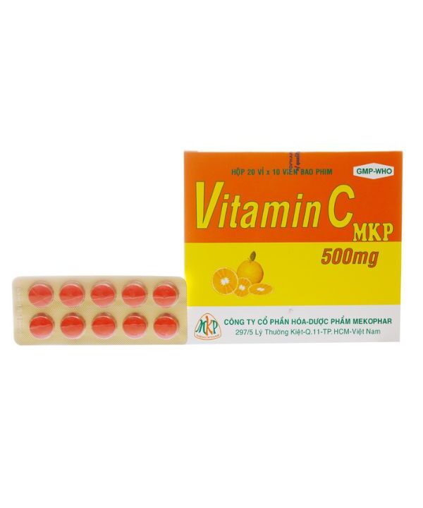 Thuốc Vitamin C MKP 500mg Mekophar phòng và điều trị bệnh Scorbut (1)