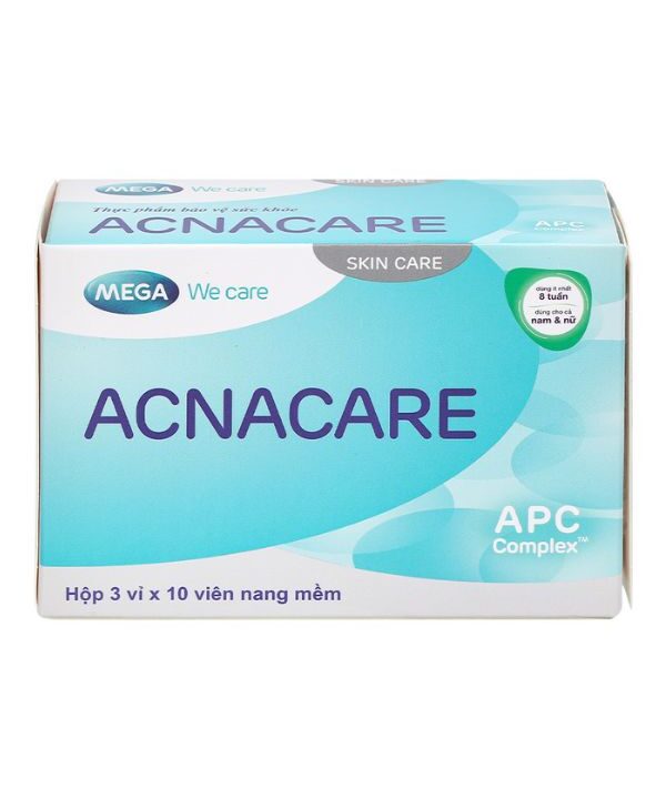 Viên uống Acnacare Mega We Care bổ sung chất chống oxy hóa, ngăn ngừa mụn (1)