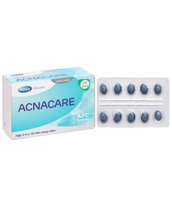 Viên uống Acnacare Mega We Care bổ sung chất chống oxy hóa, ngăn ngừa mụn (3)