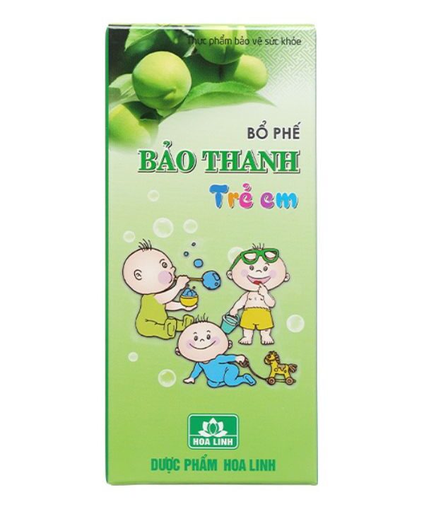 Bổ Phế Bảo Thanh Trẻ Em Hoa Linh điều trị ho do cảm lạnh, cảm cúm (2)