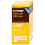 Dung dịch Betadine Antiseptic Solution 10% sát khuẩn vết thương (30ml) Dung dịch Betadine Antiseptic Solution 10% sát khuẩn vết thương (1)