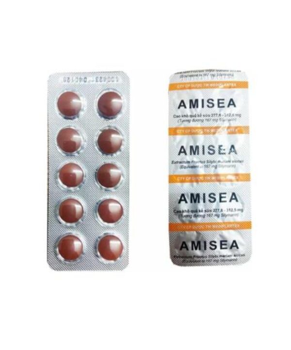 Thuốc Amisea điều trị viêm gan mạn tính, xơ gan (6 vỉ x 10 viên) (2)