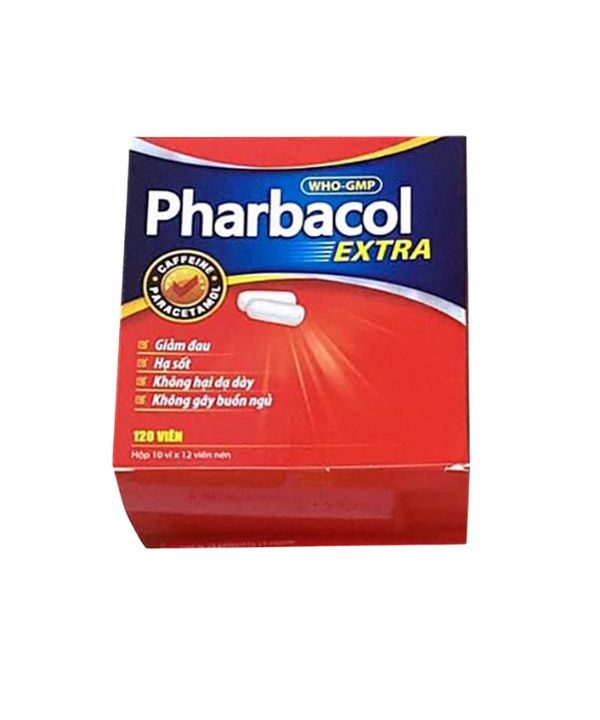 Thuốc Pharbacol Extra giảm đau, hạ sốt hộp 10 vỉ x 12 viên (3)