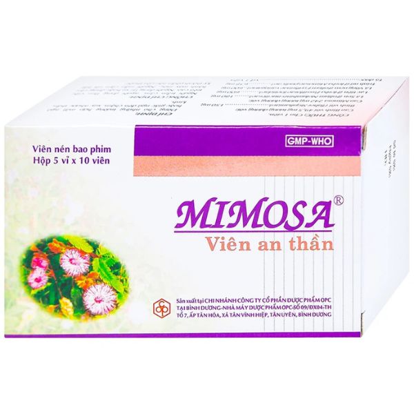 Thuốc Mimosa Viên An Thần hỗ trợ trị mất ngủ, suy nhược thần kinh (1)