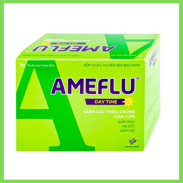 Thuốc Ameflu Day Time OPV giảm các triệu chứng cảm lạnh, cảm cúm