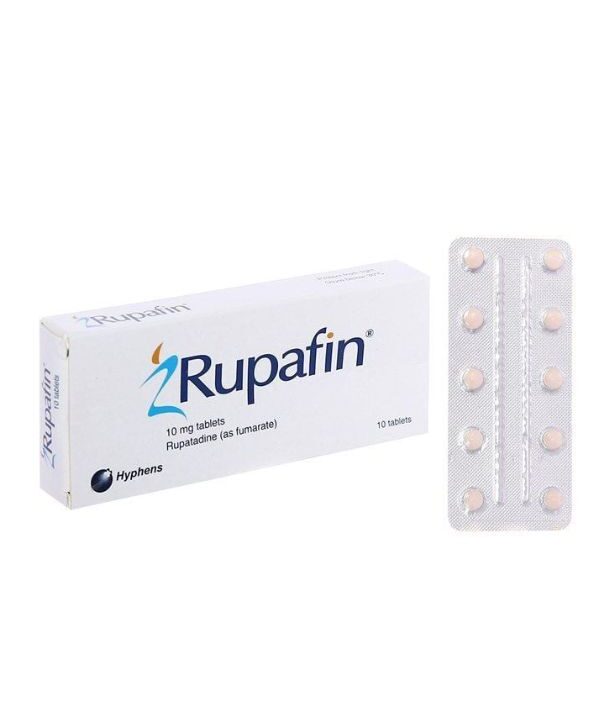 Thuốc Rupafin 10mg Hyphens điều trị viêm mũi dị ứng, nổi mày đay (1)