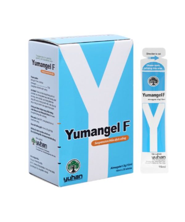 Hỗn dịch uống Yumangel F Yuhan kháng acid và cả thiện loét dạ dày (1)