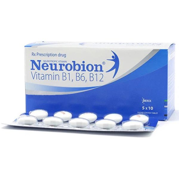 Viên nén Neurobion Merck màu xanh- điều trị rối loạn thần kinh ngoại vi (1)