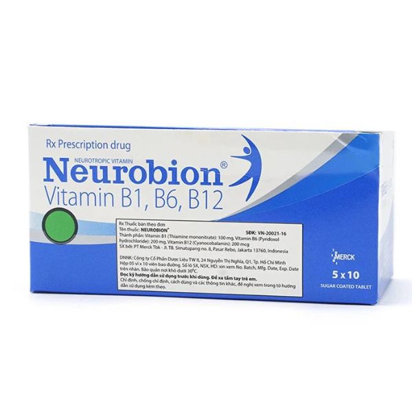 Viên nén Neurobion Merck màu xanh- điều trị rối loạn thần kinh ngoại vi (2)