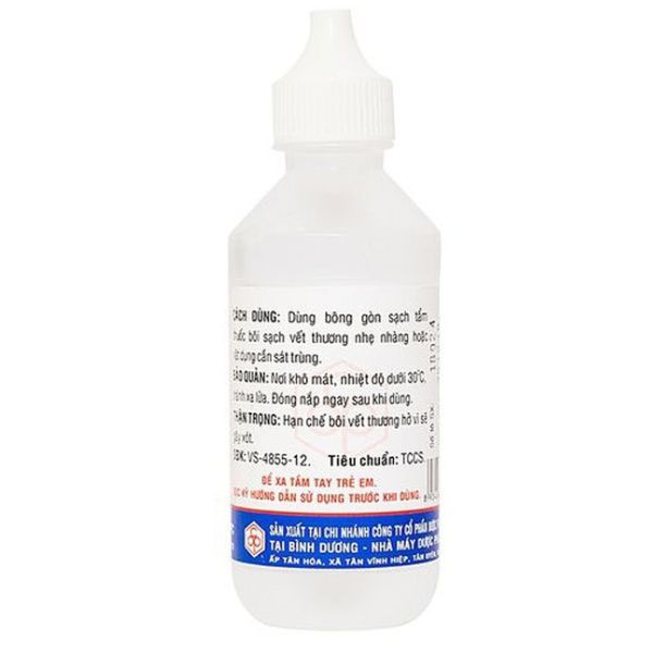 Cồn trắng Alcool 90 độ OPC sát trùng vết thương ngoài da (2)