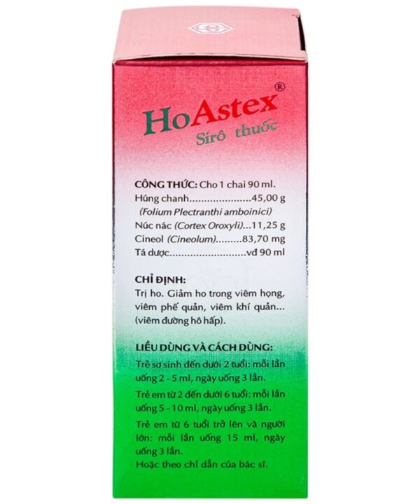 Siro HoAstex điều trị ho (3)
