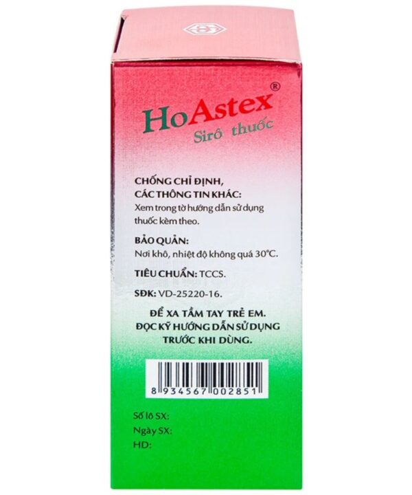 Siro HoAstex điều trị ho (4)