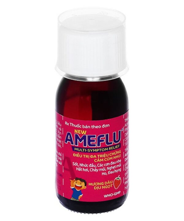 Siro New Ameflu Multi-Symptom Relief giảm triệu chứng cảm cúm (5)