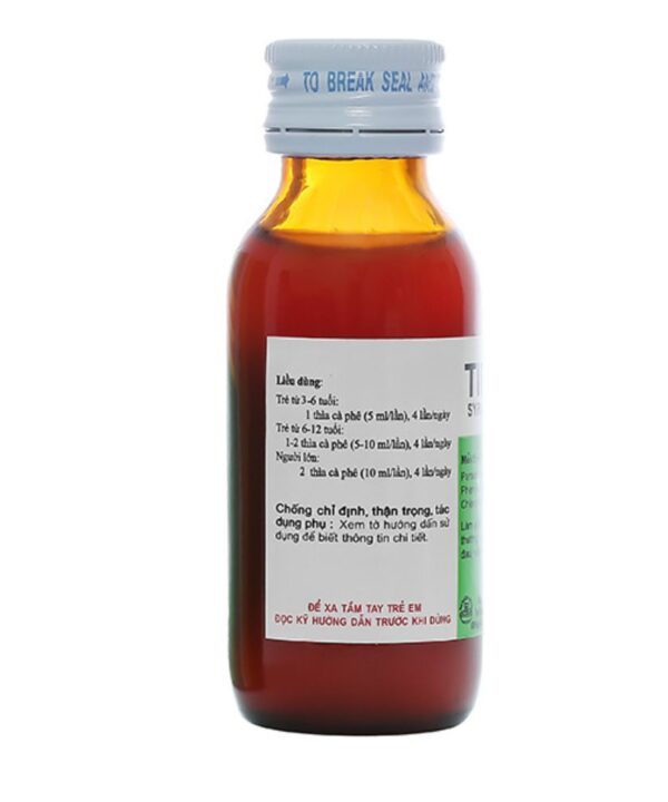 Siro Tiffy làm giảm các triệu chứng cảm (chai 30ml) 3 Siro Tiffy làm giảm các triệu chứng cảm (4)