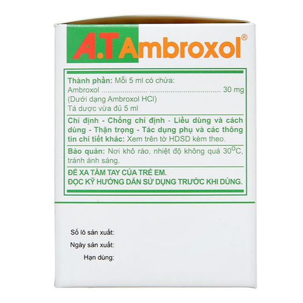Thuốc A.T Ambroxol 30mg tan đàm (2)