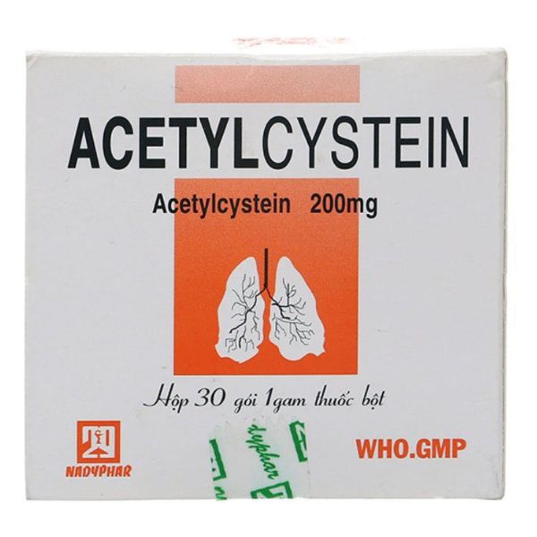 Thuốc Acetylcystein Nadyphar 200mg tan đàm (1)